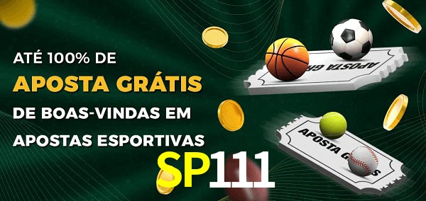 SP111 Ate 100% de Aposta Gratis
