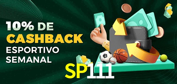10% de bônus de cashback na SP111